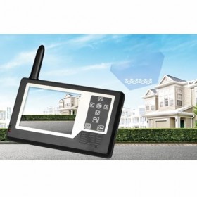 Système de contrôle daccès dinterphone de sonnette vidéo sans fil Wifi de 3,5 pouces avec prise en charge de la caméra phot