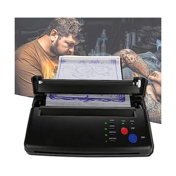 Imprimante de copieur thermique dimprimante de pochoir de transfert de tatouage for la machine de transfert de pochoirs de t