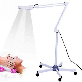 Loupe LED Loupe Lampadaire Bras Pivotant Réglable 5X Loupe Lampe Lumière pour Soins De La Peau Beauté Cosmétique Maquillage M