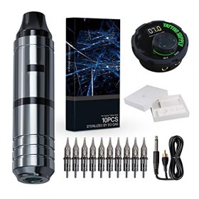 Générique Tatouage Tatouage Pen Machine Pension PORTÉE POLIS-Poisson ROCIATEUR Dual Mode Dual Mode Digital Switch Mini Power 