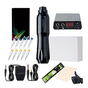 Machine à tatouage Kit de tatouage complet Rotary Pen Machine Set Tatouage Pistolets Puissant Modom Maquillage Stylo Power Ai