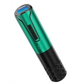 Mys Beauty Stylo de Machine à Tatouer Rotative Sans Fil Chargez la Batterie Remplaçable Affichage LED Machine de Maquillage 