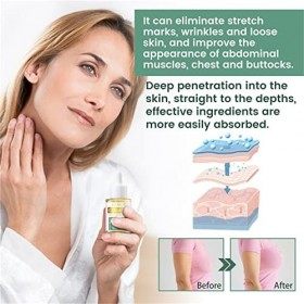 Fivfivgo BeautyWomen Huile corporelle de collagène lifting pour femme Beauté Collagène Lifting Body Oil, Flysme Beauty Women 