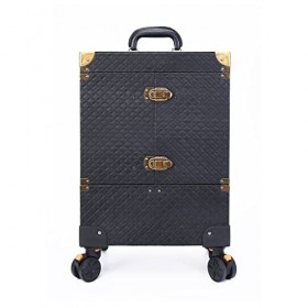 Grande Caisse de Train de Maquillage avec Le Miroir, Sac se Pliant de Maquillage avec Le Miroir, Cas cosmétique Rechargeable 