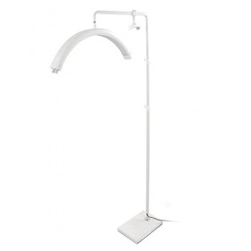 Lampe desthéticienne, 100-240V 23 Pouces Lampe Demi-lune Blanche Hauteur Réglable Protection des Yeux pour Sourcil Prise UE