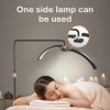 LED Half Moon Eyelash Light,30W Eyelash Floor Lamp,Adjust The Button Control,Adjustable Color Temperature Brightness,for Lash