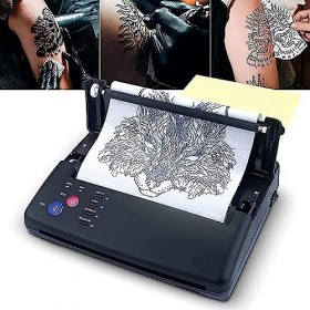 Générique Imprimante de Pochoir de Transfert de Tatouage, avec Papier de Transfert Gratuit de 20 pièces, pour Transfert de Ta