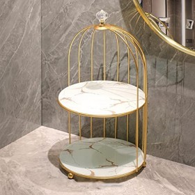 DLOETT Iron Art Style Nordic Style Cage doiseau Robinet À Lèvres Parfums Cosmétiques Soins de la Peau Produit Racquette de S