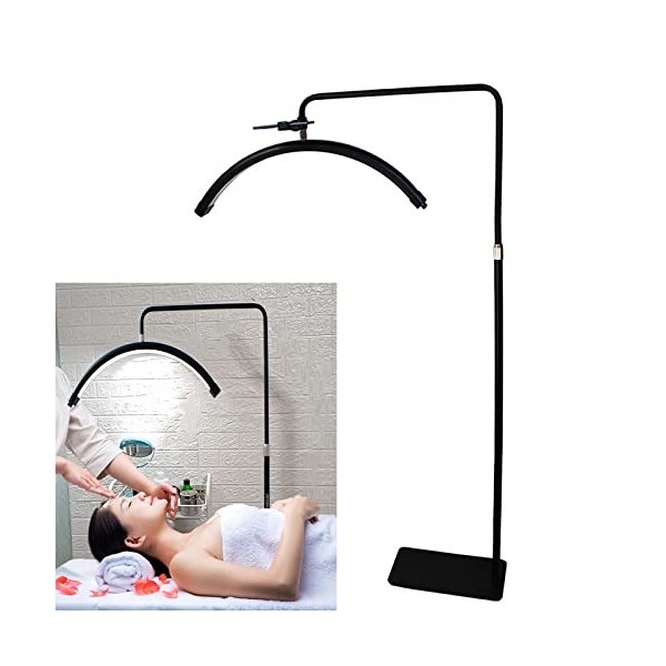 Nxforever Lampe pour Extension de Cils,50W LED Half Moon Beauty Light,Extension de Cils Lampe de Sol pour Tatouage,Extension 