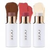 Ogee Sculpted Face Stick TRIO Crystal Contour Collection – Poudre bronzante certifiée biologique, blush & surligneur