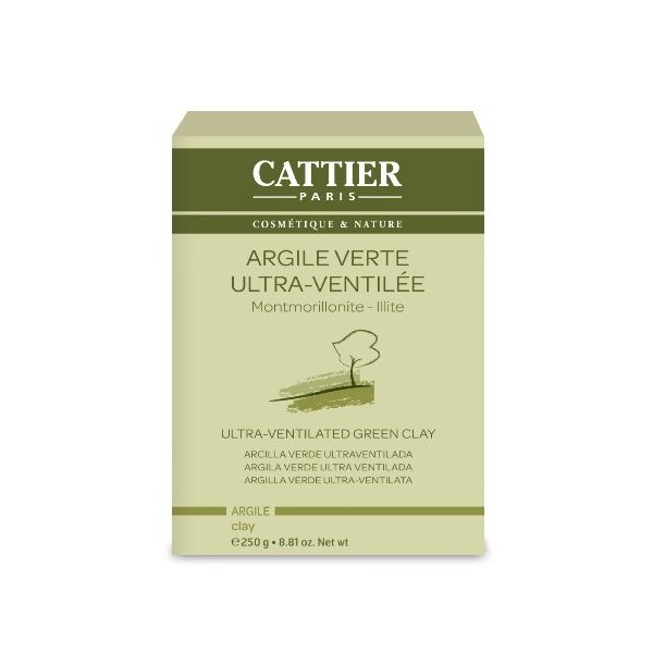 Cattier Vrac Argile Verte Ultra Ventilée 250 g