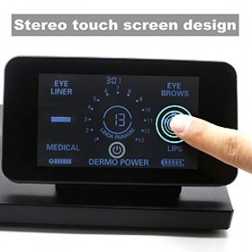 Sourcil Lèvre Tattoo Machine Ensemble avec Toucher Écran LCD Multifonctionnel Électrique Stylo Rotatif Microblading Tatouer N