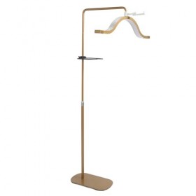 Lampadaire Demi-lune, Lampe à Cils avec Base Stable, Lumière Demi-lune pour Extension de Cils Prise UE 