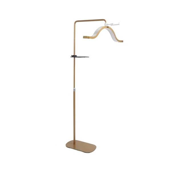 Lampadaire Demi-lune, Lampe à Cils avec Base Stable, Lumière Demi-lune pour Extension de Cils Prise UE 