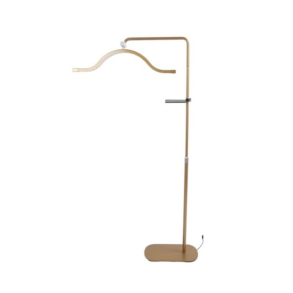 Lampadaire Demi-lune, Lampe à Cils avec Base Stable, Lumière Demi-lune pour Extension de Cils Prise UE 