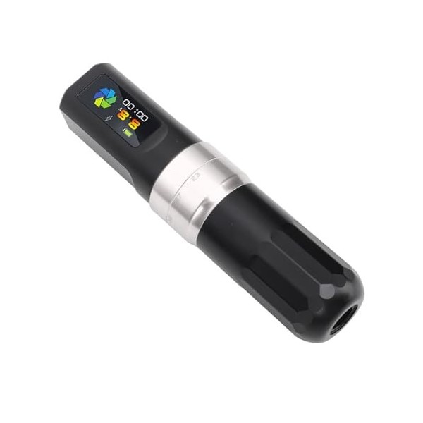 Kit de Stylo de Tatouage sans Fil, Alimentation Rotative à Double Batterie 2000 MAh avec Grand écran LCD Couleur, Kit de Mach