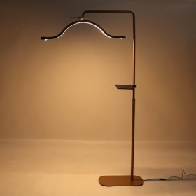 Lampadaire LED Demi-lune 29 Pouces 45 W, Couleur 5600 K, Rotatif à 350 Degrés avec Clip de Téléphone, éclairage Professionnel