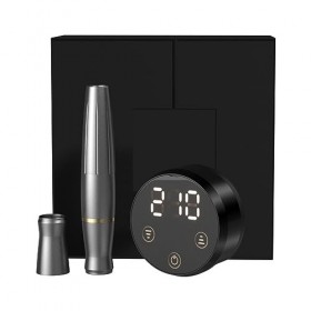 TTOOGO Stylo De Tatouage Avec Alimentation De Tatouage Rechargeable - Double Interface Tatouage Broderie Jeu Tatoue Tatoue Ta