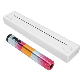 Stylo de Tatouage Fil, Kit de Stylo dimprimante de Transfert de Tatouage, Réglage de Tension à Grande Vitesse, Interface USB