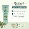 LE PETIT OLIVIER - Pâte DArgile Purifiante - Argile Verte - Visage & Corps - Purifie - Peaux Mixtes A Grasses - 99% DOrigin