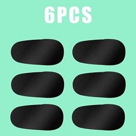 LUTER 6 Pièces Cache Oeil pour Lunettes, Grandetaille Cache Oeil Medical pour Couvrir lOeil Gauche Droit pour Enfants et Adu