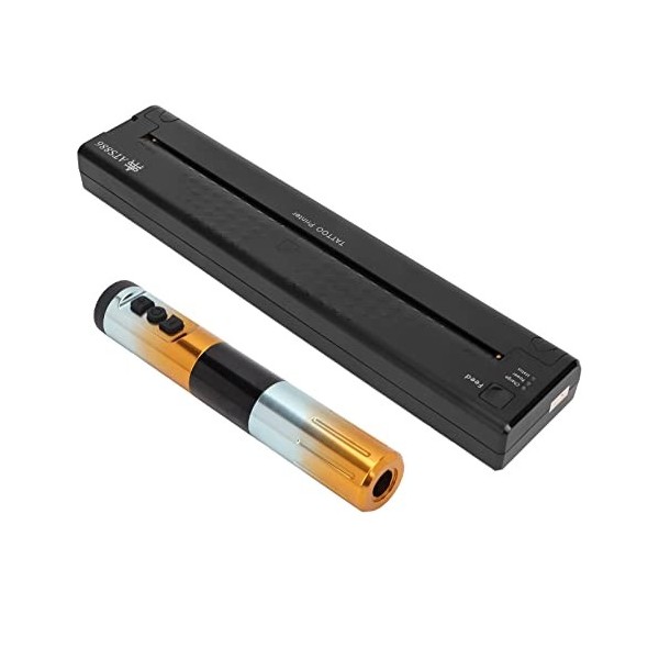 Machine de Transfert de Tatouage USB Haute Résolution, Stylo de Tatouage Fil pour Doublure et Shader, Longue Durée de Vie de