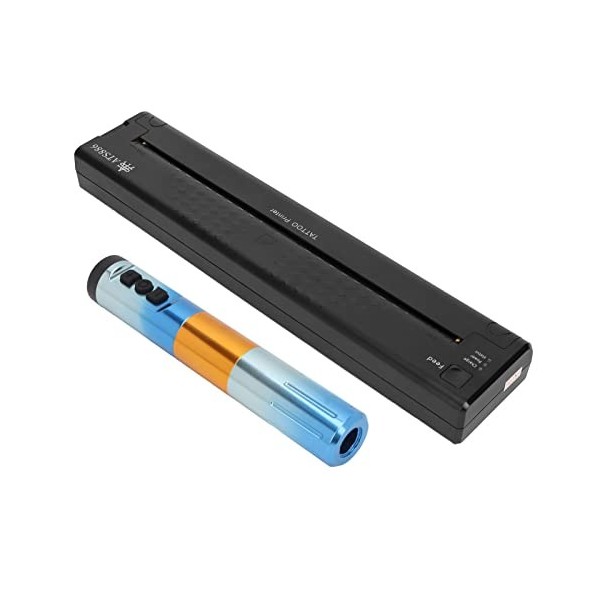 Machine de Transfert de Tatouage USB Haute Résolution, Stylo de Tatouage Fil pour Doublure et Shader, Longue Durée de Vie de