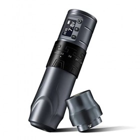 Machine à tatouer sans Fil 5-12V Tension réglable Batterie de Recharge équipement de Pistolet à tatouer Rotatif avec Moteur à