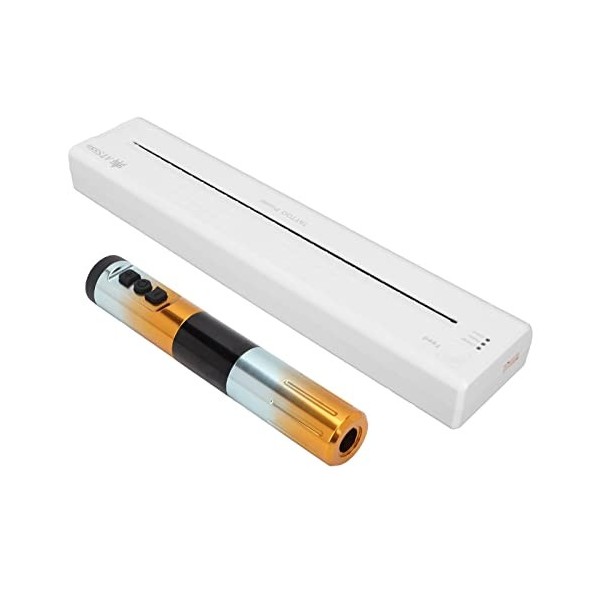 Kit de Stylo dimprimante de Transfert de Tatouage, Liner Shader Haute Résolution, Interface USB, Stylo de Tatouage Fil, Moti