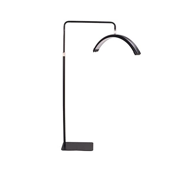 Lampadaire LED pour Cils, Lampe à Cils pour Extensions de Cils, Lumière Demi-anneau pour Extension de Cils, 28 Pouces 50W 300