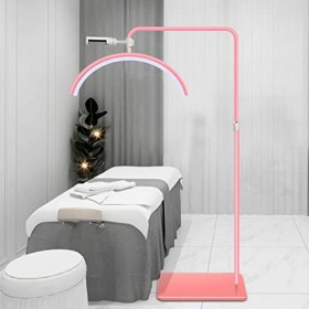 Lash Light pour Extensions de Cils, Lumière de Tatouage beauté 50W, Anneau Lumineux pour Extension de Cils, Lampadaire LED La