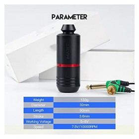 jingingy Tatouage Big Power Tattoo Tattoo Pen de la Machine Noreless Moteur Permanent Maquillage Cartouches Cartouches Machin