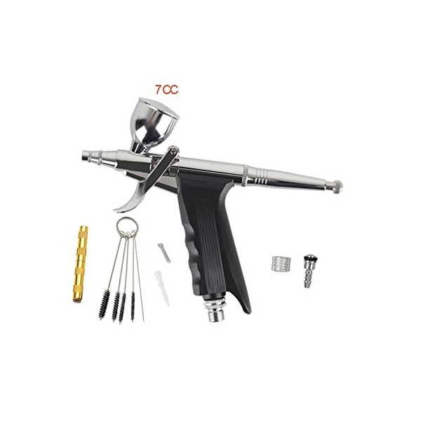 Pistolet pneumatique Double Action Haute Capacité Aérographe Déclencheur Stylo Maquillage Beauté des Ongles Barber Tatoo Pein