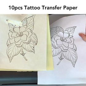 Tatouage Pochoir Machine Copieur Thermique Tatouage Pochoir Imprimante, Transferts De Tatouage Copieurs Haute Vitesse Motifs 