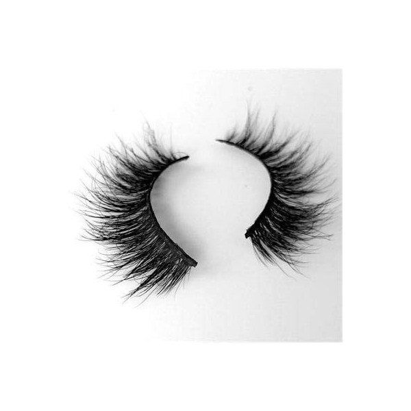 HLWJ 30 Paires/Lot de Luxe Faux Cils Mink réel Cruelty Free 100% à la Main Douce en Vrac Lashes Bandes complètes Color : S36