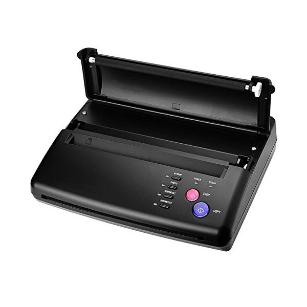 BYCDD Imprimante de Tatouage, Professional A5 A4 Tattoo Transfert Thermique copieur Pochoir Machine à Papier dimprimante pou