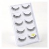 UAMOU 10/50/100 boîtes de Cils de vison moelleux 3D Cils de vison maquillage naturel Long Volume Faux Cils en vrac Faux Cils 