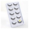 UAMOU 10/50/100 boîtes de Cils de vison moelleux 3D Cils de vison maquillage naturel Long Volume Faux Cils en vrac Faux Cils 