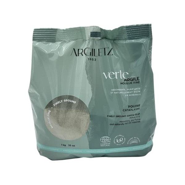 Argiletz Moulue Fine Argile Vert 1 Kg