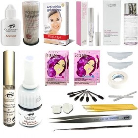 Kit mascara semi permanent 150 poses et Rehaussement de cils 20 poses