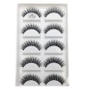 UAMOU 10/50 boîtes 5 paires 3D Vison Faux Cils cheveux naturels croix longue maquillage en désordre Faux Cils Extension maqui