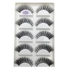 UAMOU 10/50 boîtes 5 paires 3D Vison Faux Cils cheveux naturels croix longue maquillage en désordre Faux Cils Extension maqui