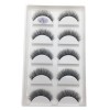 UAMOU 10/50 boîtes 5 paires 3D Vison Faux Cils cheveux naturels croix longue maquillage en désordre Faux Cils Extension maqui