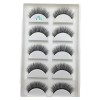 UAMOU 10/50 boîtes 5 paires 3D Vison Faux Cils cheveux naturels croix longue maquillage en désordre Faux Cils Extension maqui