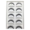 UAMOU 10/50 boîtes 5 paires 3D Vison Faux Cils cheveux naturels croix longue maquillage en désordre Faux Cils Extension maqui