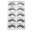 UAMOU 10/50 boîtes 5 paires 3D Vison Faux Cils cheveux naturels croix longue maquillage en désordre Faux Cils Extension maqui