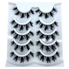 Demasiado 500 paires/100 boîtes 3D Vison Cils Cheveux naturels Faux Cils Longs 100% Dramatique Maquillage des Yeux Faux Cils 