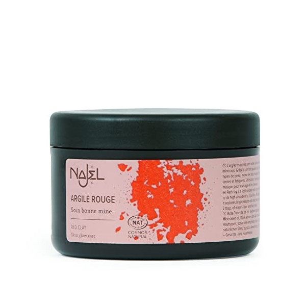 NAJEL Argile Rouge en Poudre - Lot de 4