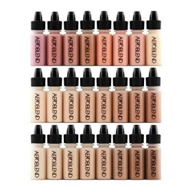 Aeroblend Airbrush maquillage PRO Starter Kit - professionnel cosmétiques Airbrush maquillage System - 24 couleur