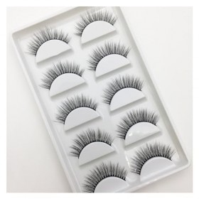 UAMOU 16 Style 10/50 boîtes 3D Cils de vison naturel croix Faux Cils longs maquillage en désordre Cils Faux Cils Maquillaje C